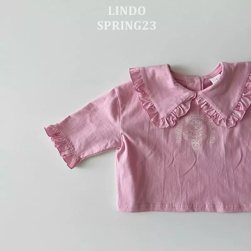 Lindo - Korean Children Fashion - #kidsshorts - Billy Frill Tee - 5