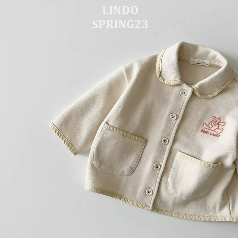 Lindo - Korean Children Fashion - #minifashionista - Heart Bear Jacket - 7