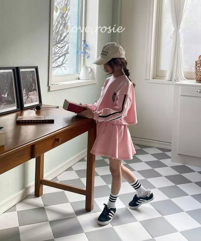 Love Rosie - Korean Children Fashion - #childrensboutique - Two Tape Girl Skirt Top Bottom SET - 11
