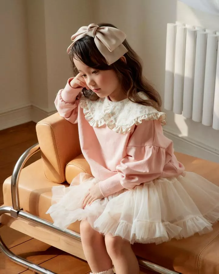 Loveplain - Korean Children Fashion - #kidzfashiontrend - Creamy Tutu Skirt - 4
