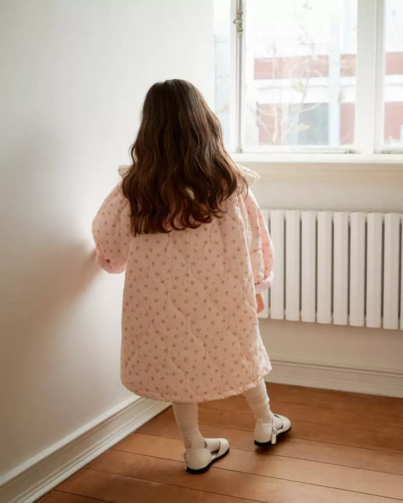 Loveplain - Korean Children Fashion - #childofig - Daisy Quilting Coat - 7
