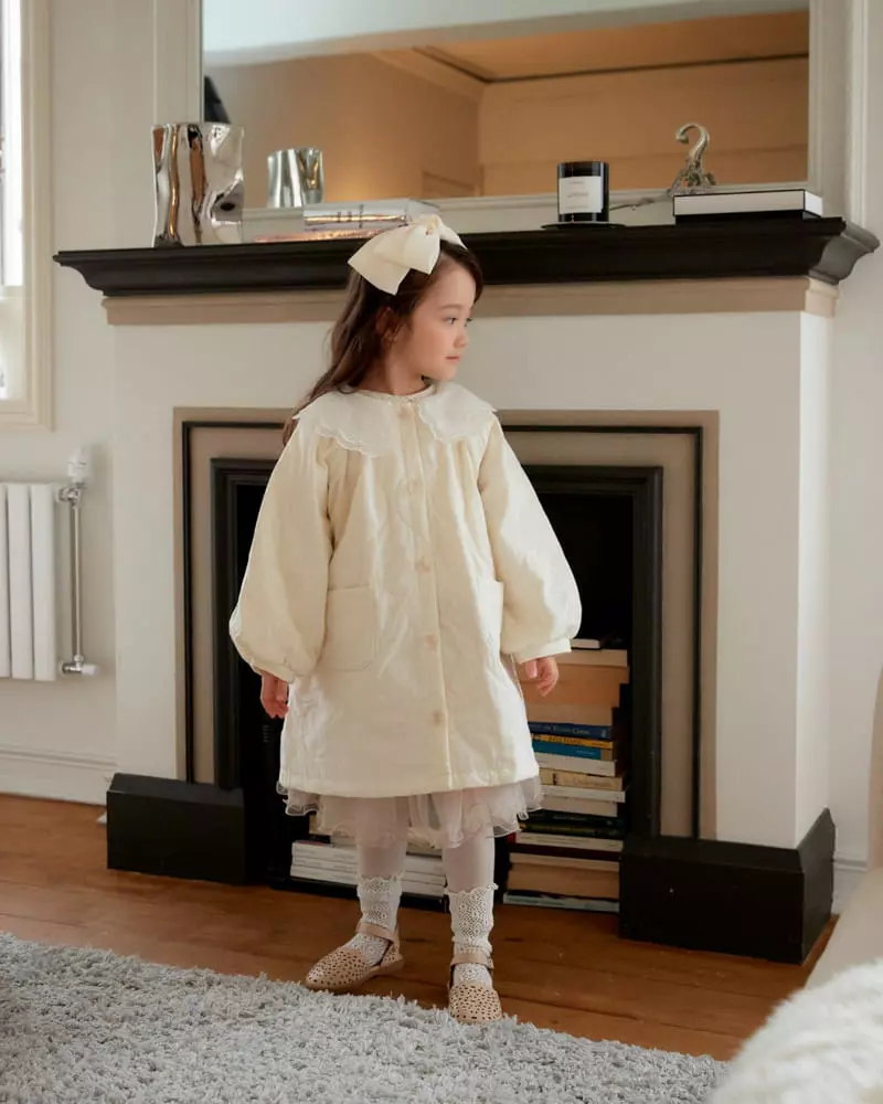 Loveplain - Korean Children Fashion - #childofig - Clare Quilting Coat - 6