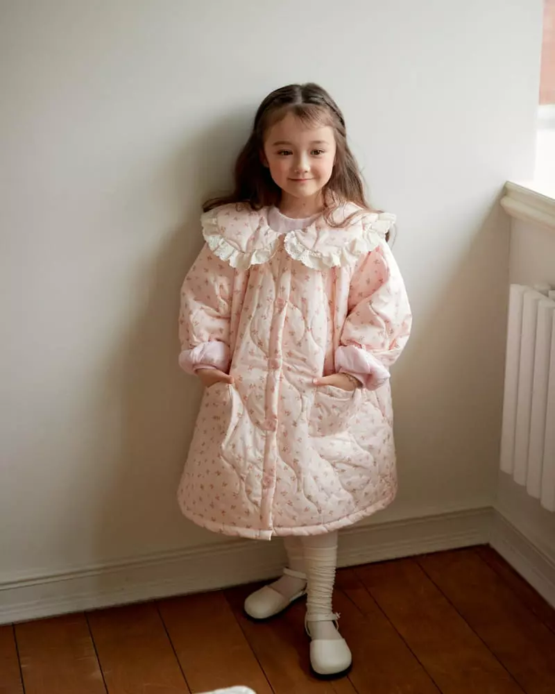 Loveplain - Korean Children Fashion - #childrensboutique - Daisy Quilting Coat - 8