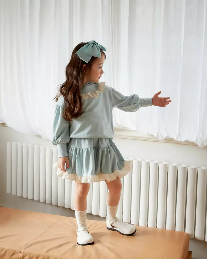 Loveplain - Korean Children Fashion - #childrensboutique - Cuty Top Bottom Set