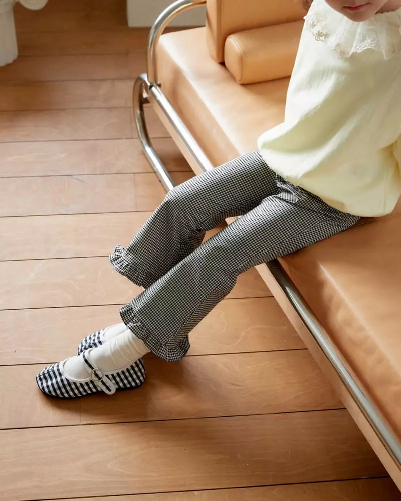 Loveplain - Korean Children Fashion - #prettylittlegirls - Check Pants - 3