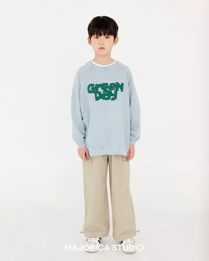 Majorica - Korean Children Fashion - #Kfashion4kids - Green Day Sweatshirt - 9