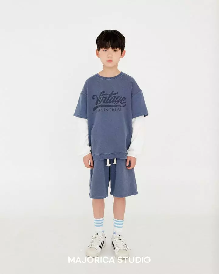 Majorica - Korean Children Fashion - #childofig - Vintage Pigment Top Bottom Set - 10