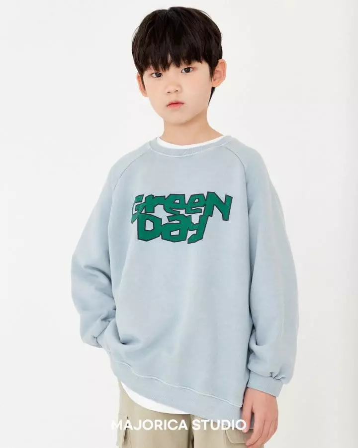 Majorica - Korean Children Fashion - #magicofchildhood - Green Day Sweatshirt - 11