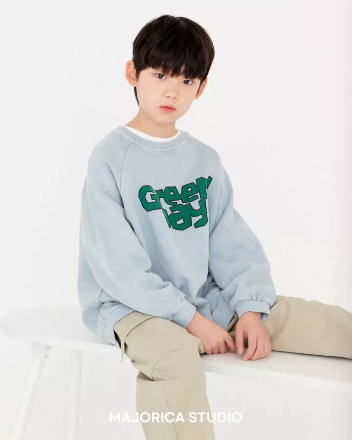 Majorica - Korean Children Fashion - #minifashionista - Green Day Sweatshirt - 12