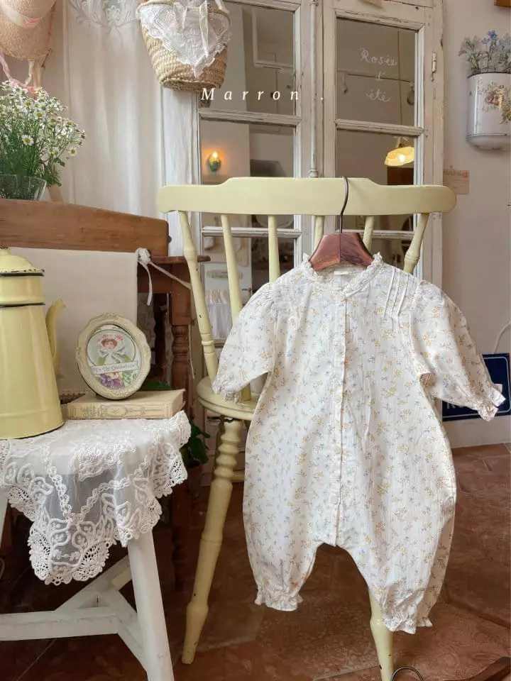 Marron Kid - Korean Baby Fashion - #babyboutique - Swan Bodysuit