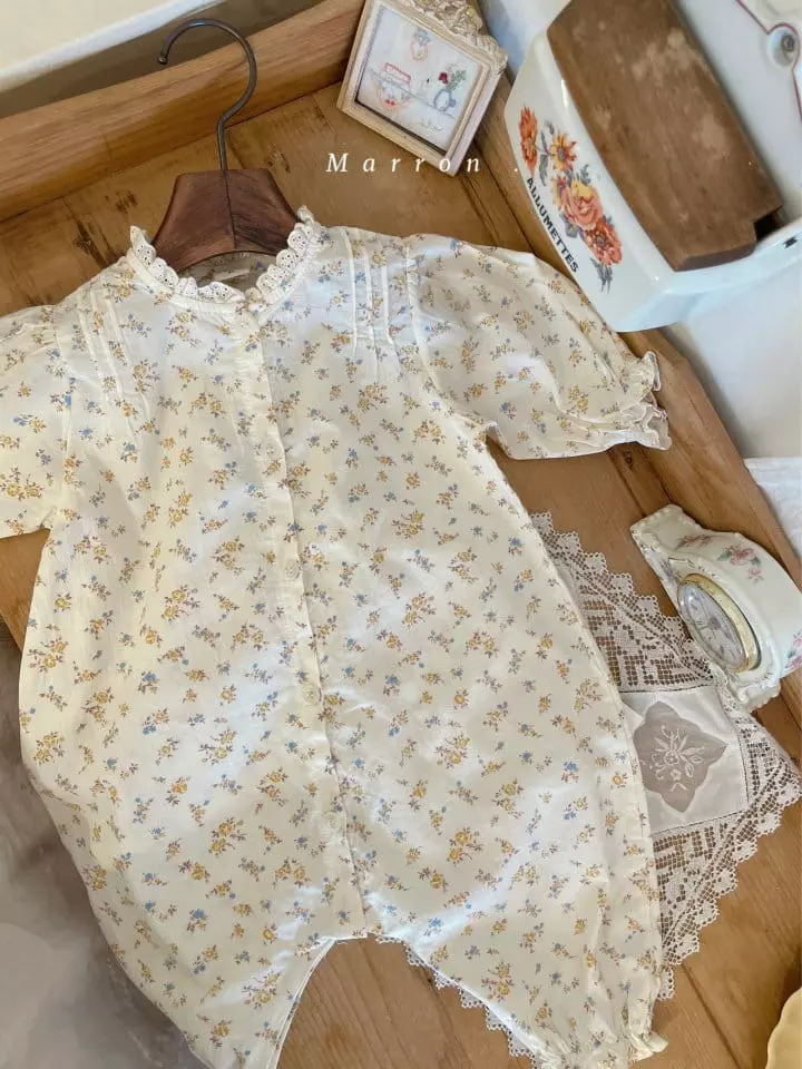 Marron Kid - Korean Baby Fashion - #babyboutiqueclothing - Swan Bodysuit - 4