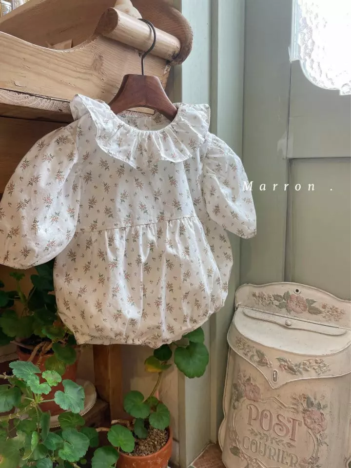 Marron Kid - Korean Baby Fashion - #babyclothing - Roren Bodysuit - 3