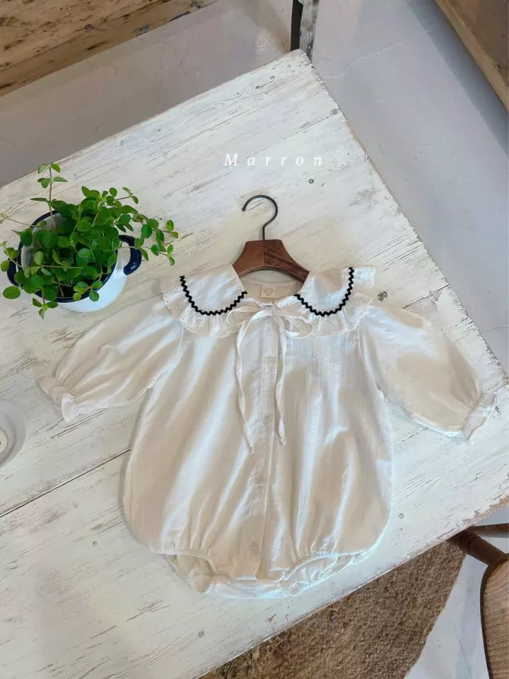 Marron Kid - Korean Baby Fashion - #babyfashion - Wends Bodysuit - 6