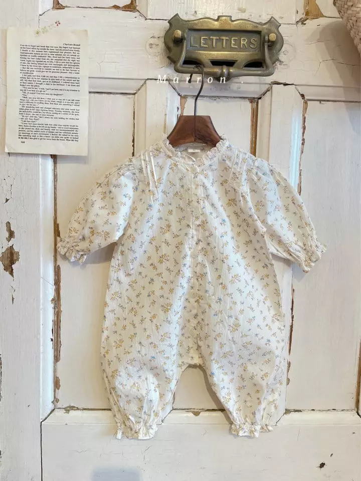 Marron Kid - Korean Baby Fashion - #babyfashion - Swan Bodysuit - 5
