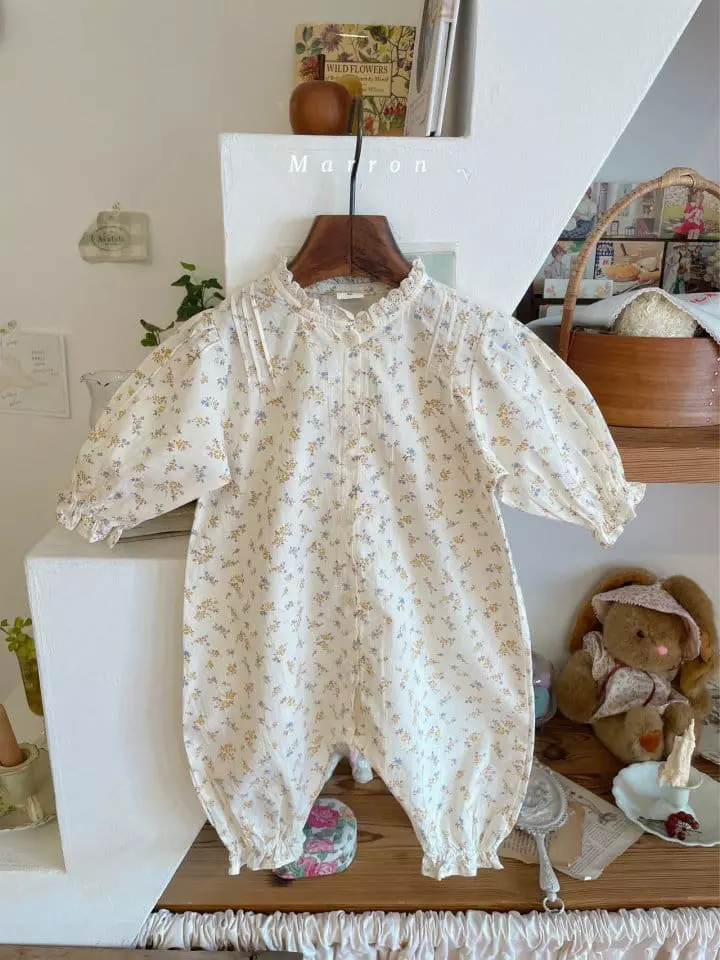 Marron Kid - Korean Baby Fashion - #babyfever - Swan Bodysuit - 6