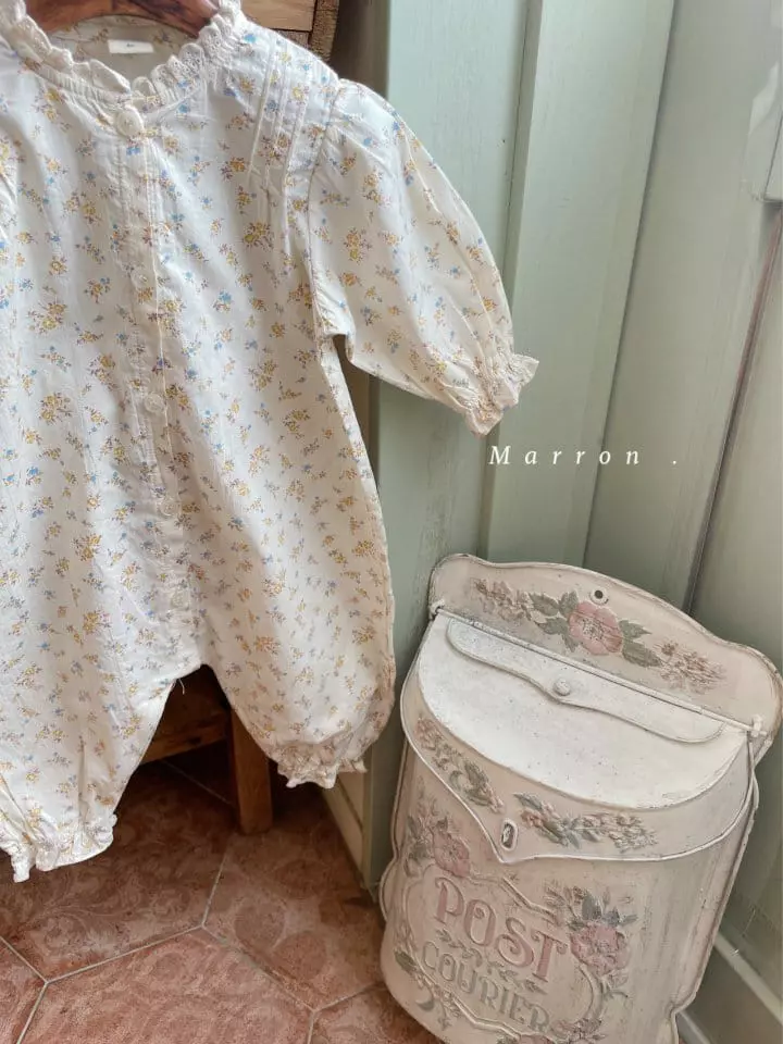 Marron Kid - Korean Baby Fashion - #babylifestyle - Swan Bodysuit - 8