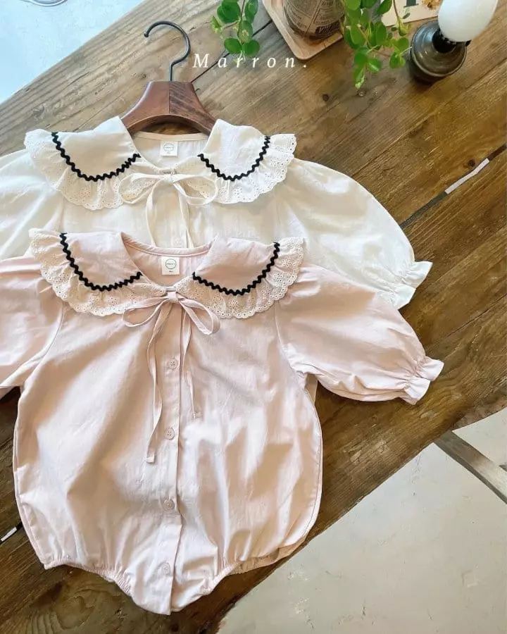 Marron Kid - Korean Baby Fashion - #babyoutfit - Wends Bodysuit - 12