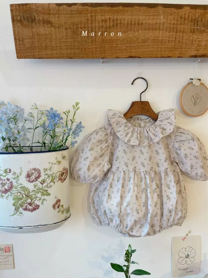 Marron Kid - Korean Baby Fashion - #babyoutfit - Roren Bodysuit - 10