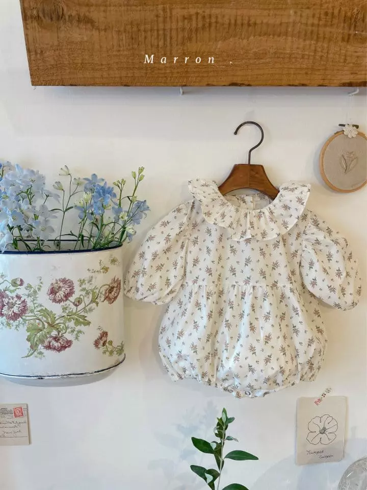 Marron Kid - Korean Baby Fashion - #babyoutfit - Roren Bodysuit - 11