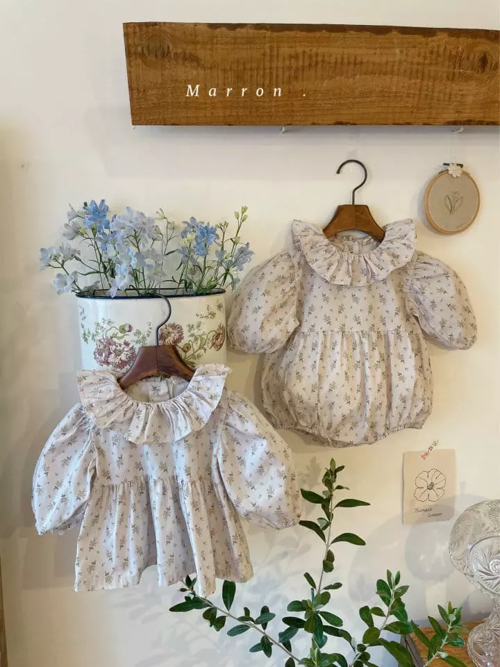 Marron Kid - Korean Children Fashion - #childofig - Roren Blouse - 9