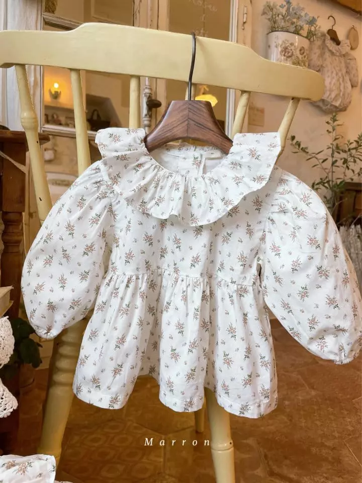 Marron Kid - Korean Children Fashion - #childrensboutique - Roren Blouse - 10
