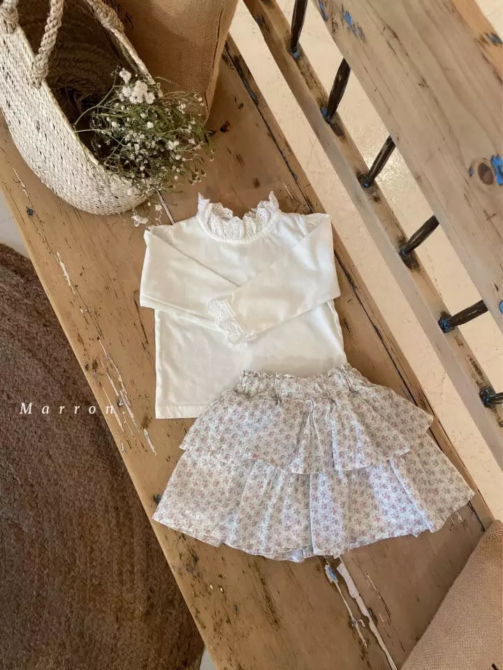 Marron Kid - Korean Children Fashion - #designkidswear - Cancan Skirt