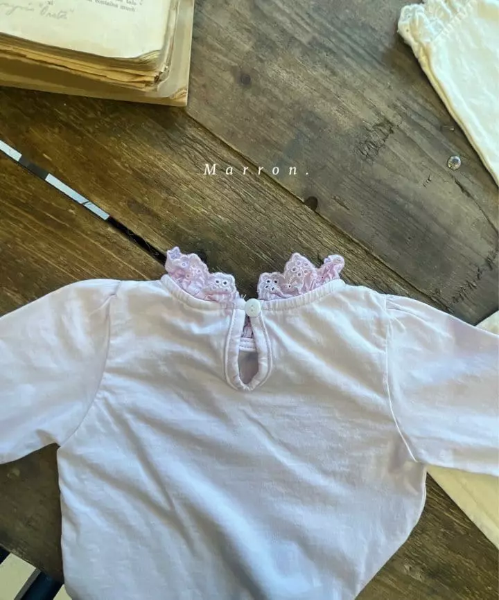 Marron Kid - Korean Children Fashion - #designkidswear - Petit Tee - 7
