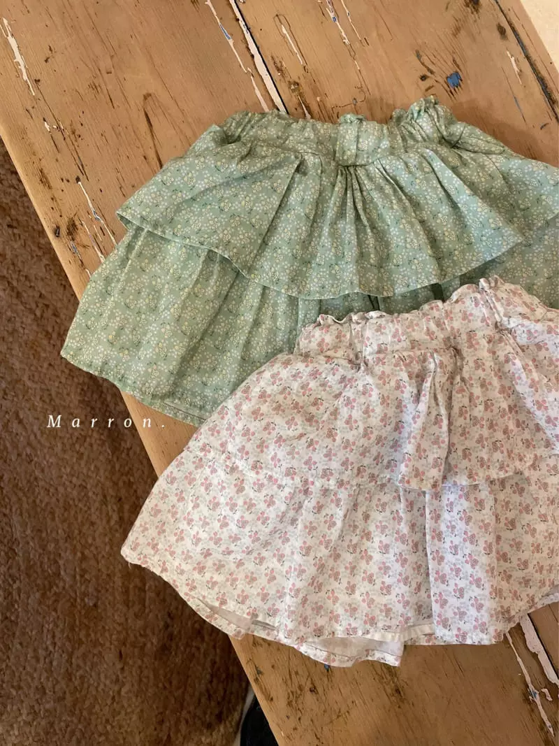 Marron Kid - Korean Children Fashion - #fashionkids - Cancan Skirt - 3