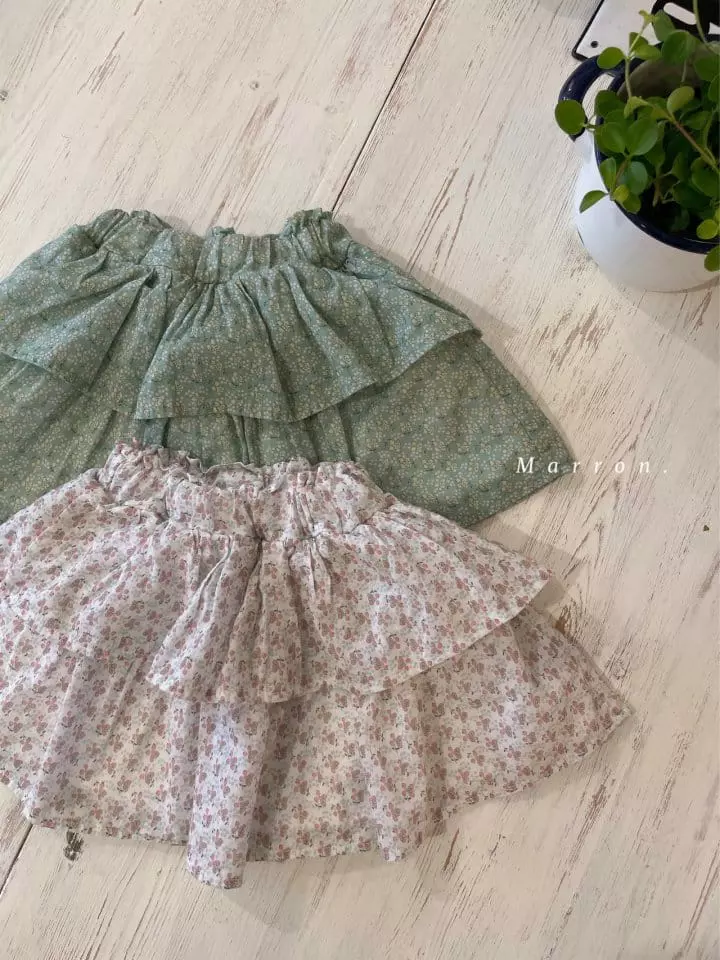 Marron Kid - Korean Children Fashion - #fashionkids - Cancan Skirt - 4