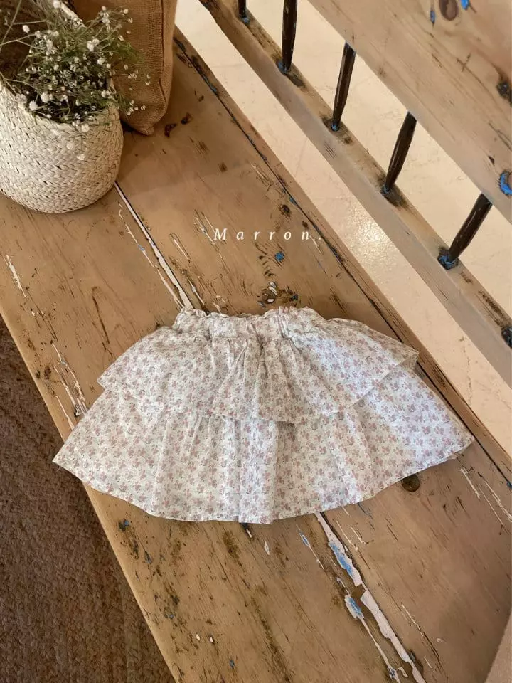 Marron Kid - Korean Children Fashion - #kidzfashiontrend - Cancan Skirt - 6