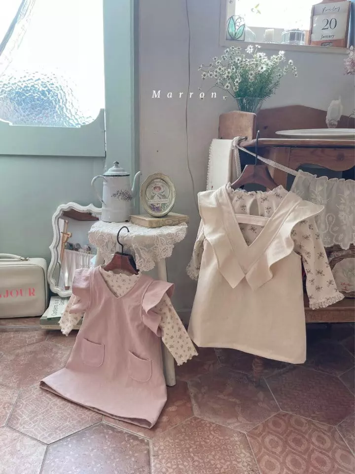 Marron Kid - Korean Children Fashion - #kidzfashiontrend - Butterfly One-piece - 2