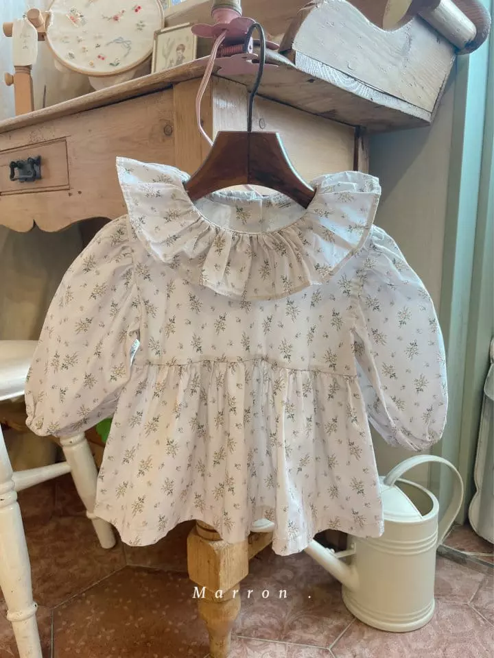 Marron Kid - Korean Children Fashion - #magicofchildhood - Roren Blouse - 4