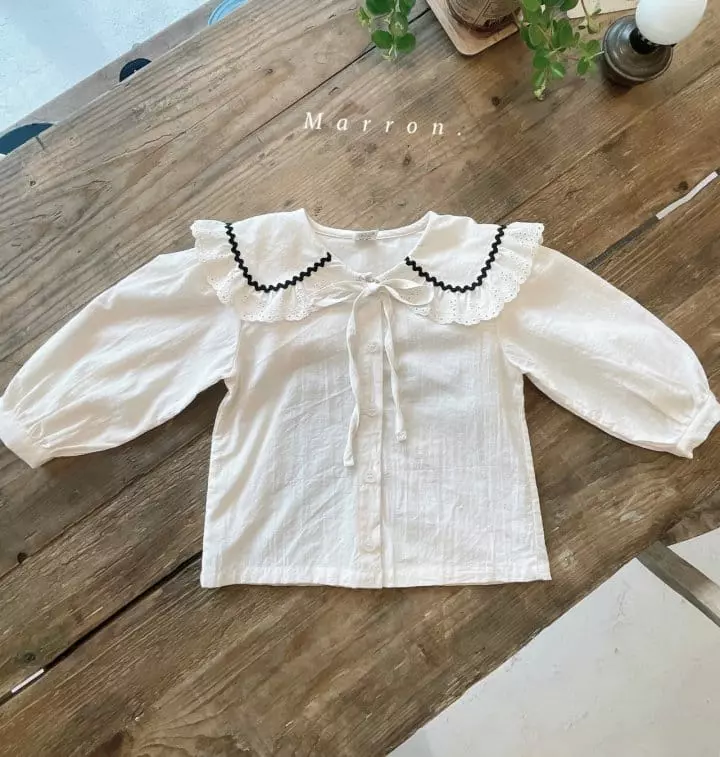 Marron Kid - Korean Children Fashion - #minifashionista - Wends Blouse - 4