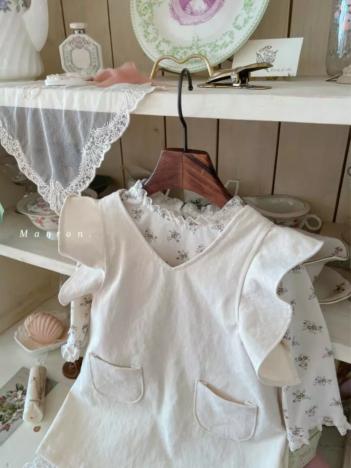Marron Kid - Korean Children Fashion - #prettylittlegirls - Lulu Lace Tee - 6