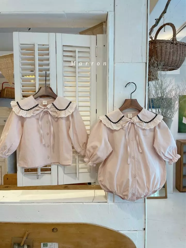 Marron Kid - Korean Children Fashion - #stylishchildhood - Wends Blouse - 7