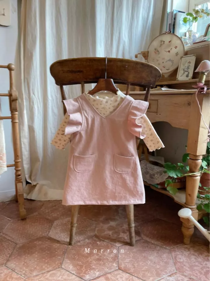 Marron Kid - Korean Children Fashion - #stylishchildhood - Butterfly One-piece - 10