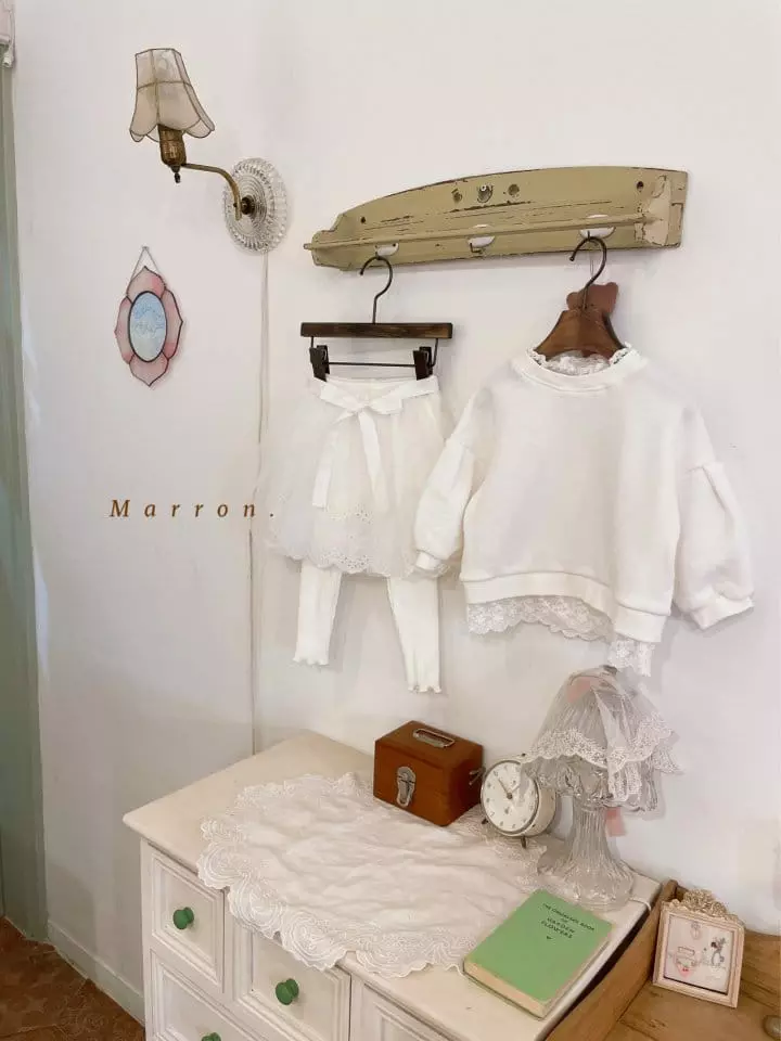 Marron Kid - Korean Children Fashion - #todddlerfashion - Lace Skirt Leggings - 11