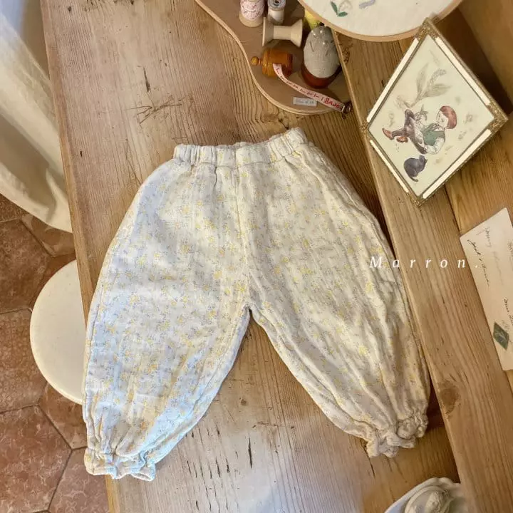 Marron Kid - Korean Children Fashion - #todddlerfashion - Rachel Pants - 8