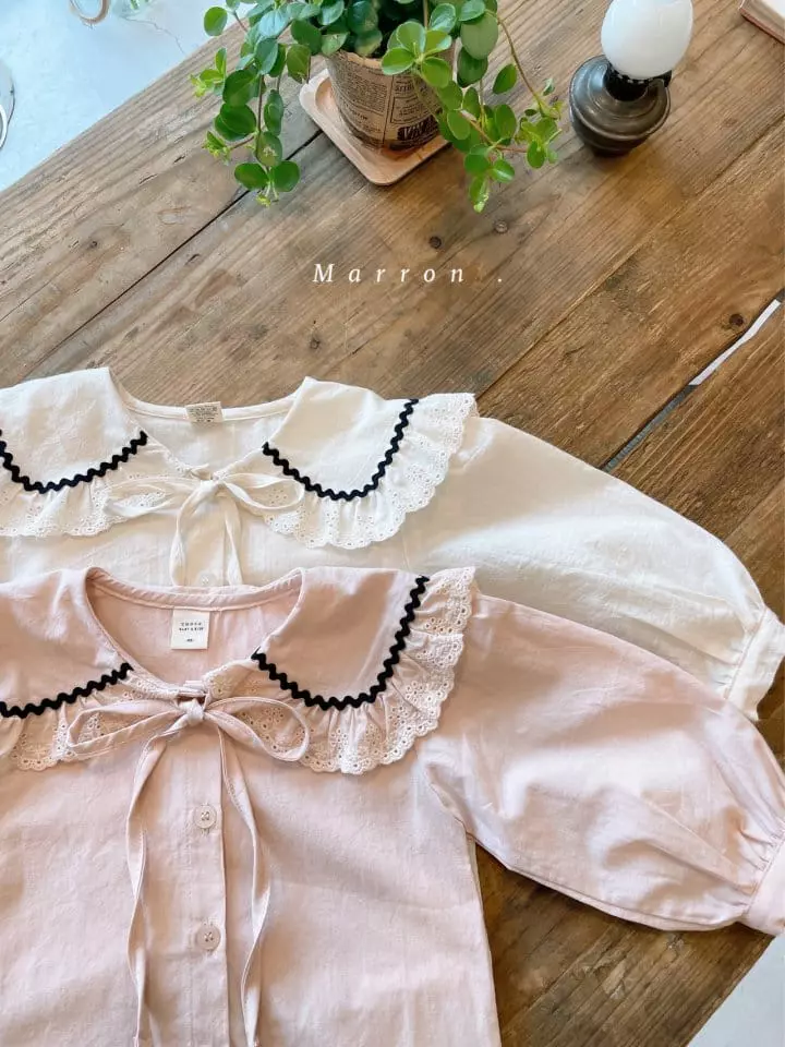 Marron Kid - Korean Children Fashion - #todddlerfashion - Wends Blouse - 5