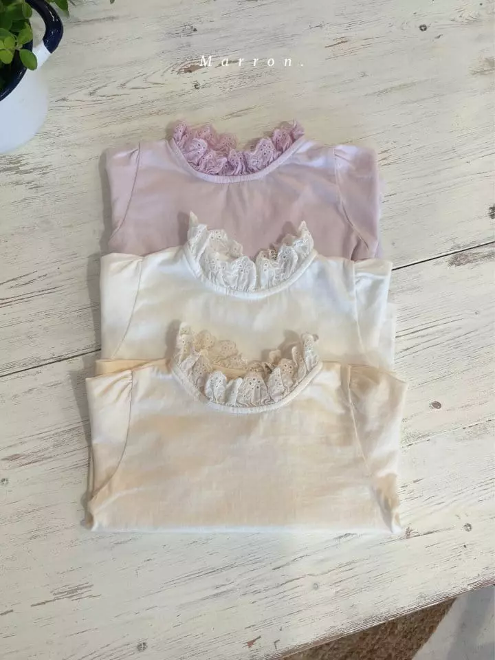 Marron Kid - Korean Children Fashion - #toddlerclothing - Petit Tee - 3