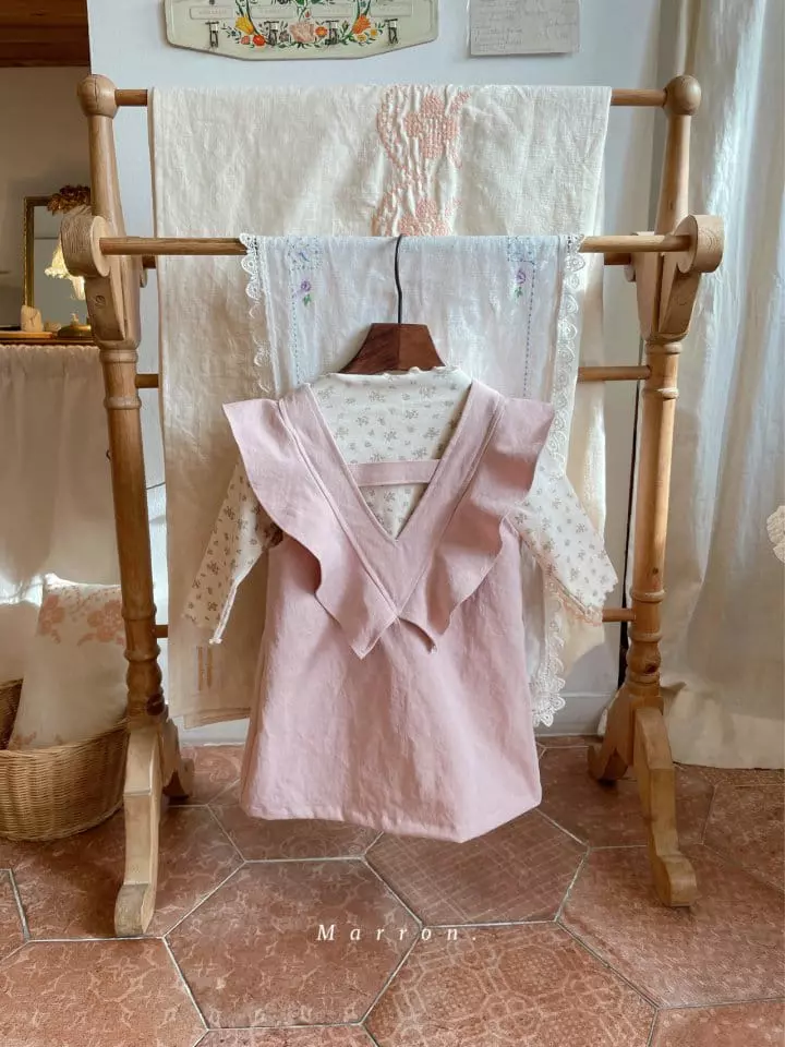 Marron Kid - Korean Children Fashion - #toddlerclothing - Butterfly One-piece - 9