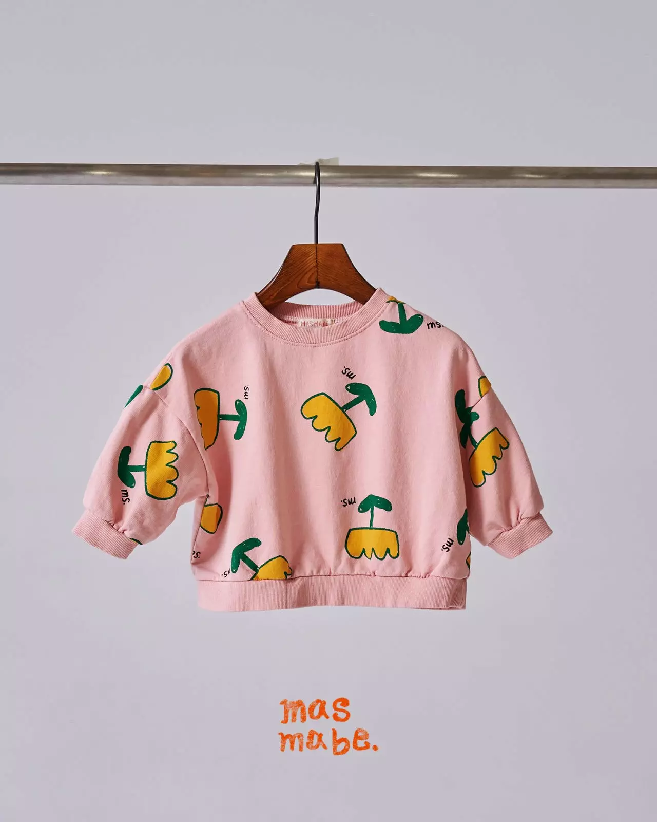 Masmabe - Korean Baby Fashion - #babyboutique - Yellow Tulip Top Bottom Set - 7