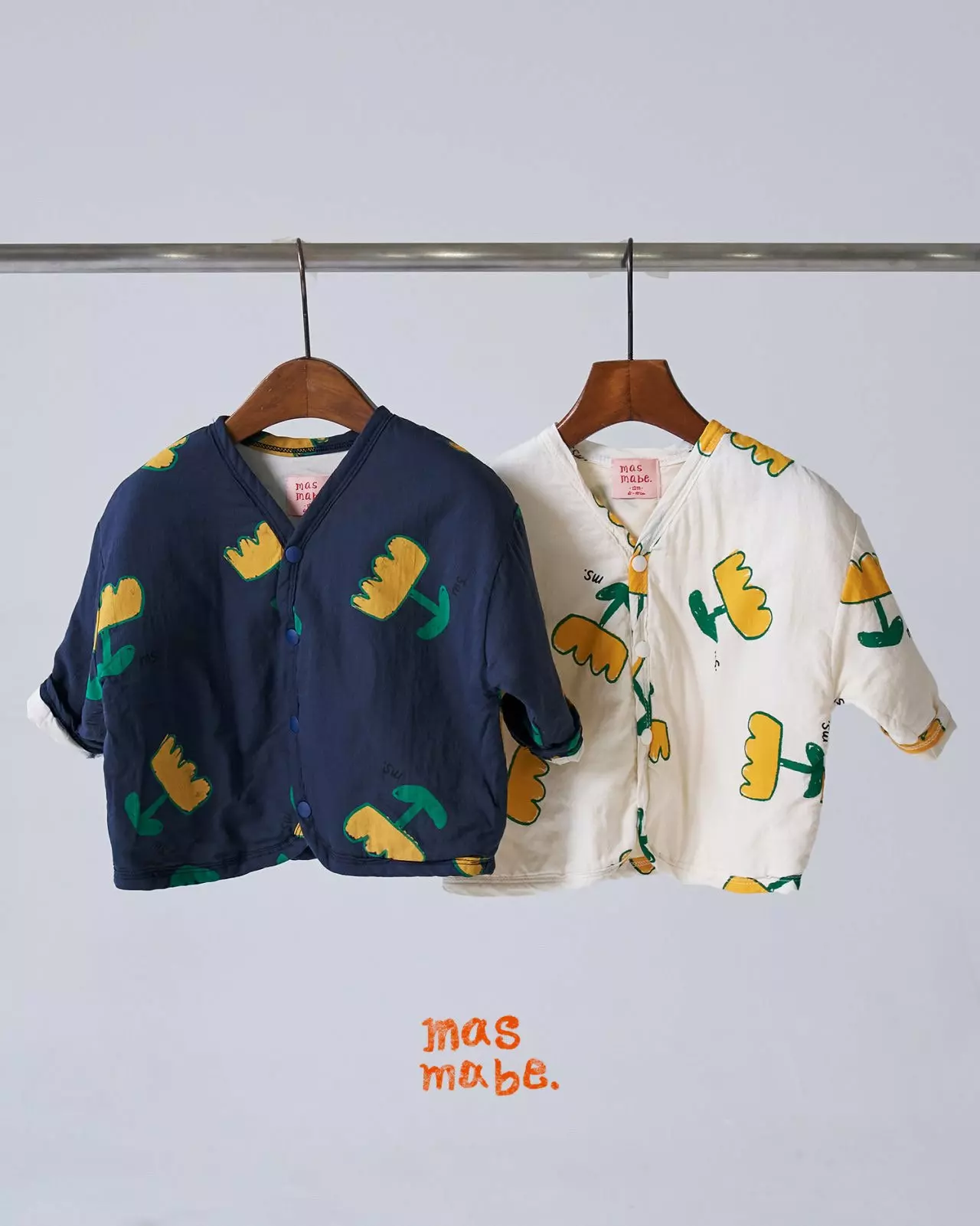 Masmabe - Korean Baby Fashion - #babywear - Yellow Flower Jacket - 5