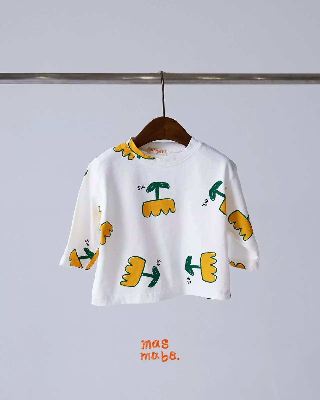 Masmabe - Korean Children Fashion - #discoveringself - Yellow Tulip Tee - 3