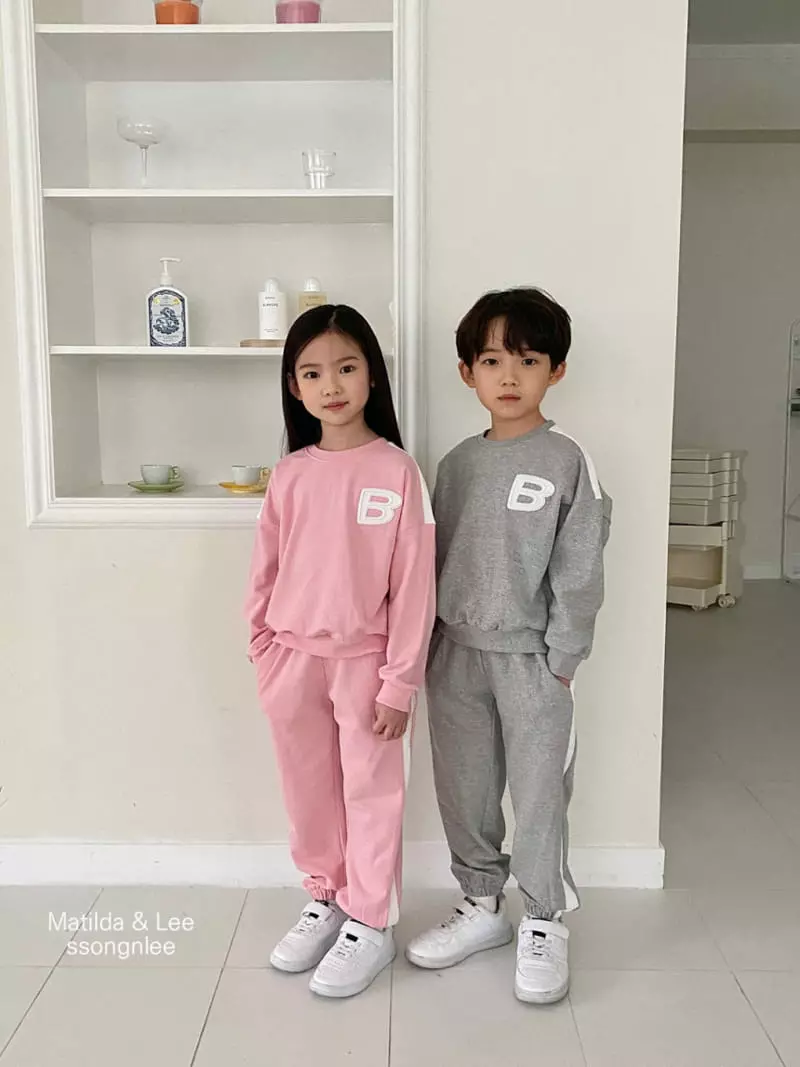 Matilda & Lee - Korean Children Fashion - #Kfashion4kids - B Training Top Bottom Set - 7