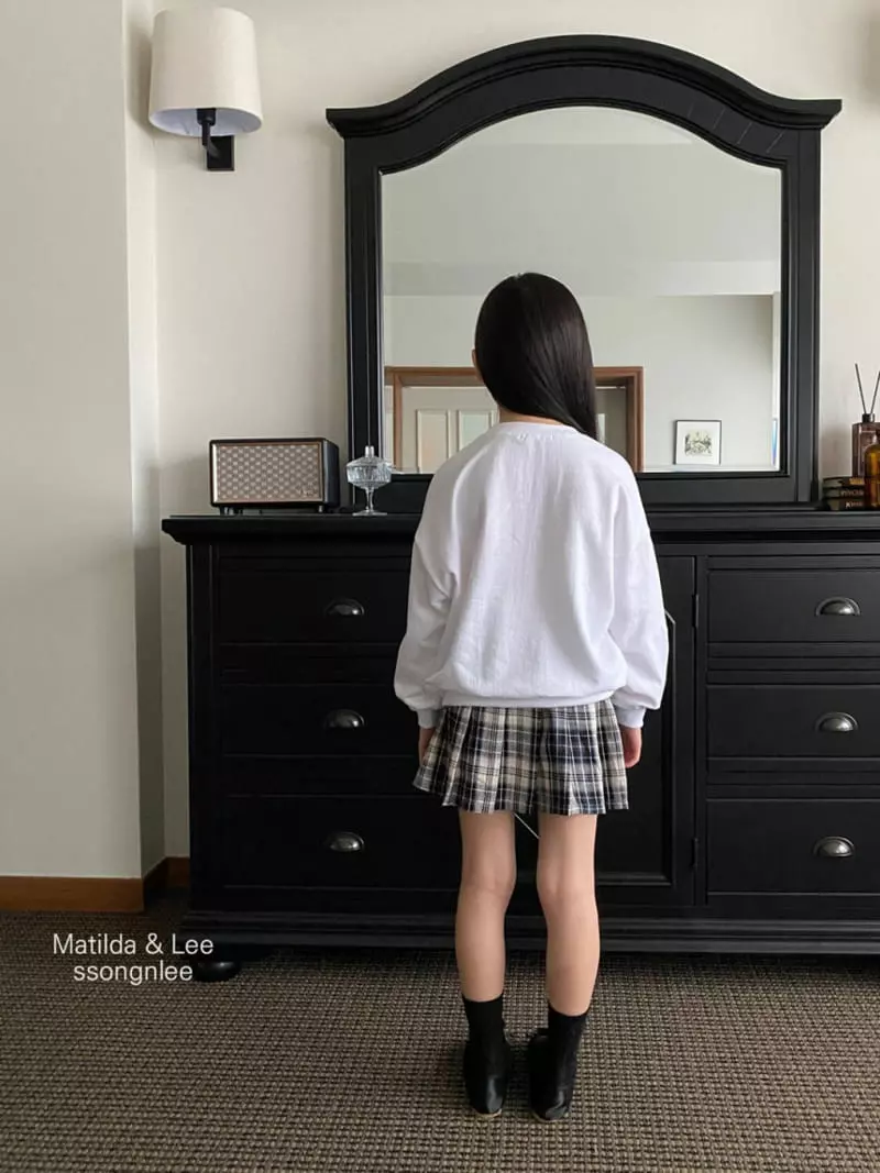 Matilda & Lee - Korean Children Fashion - #Kfashion4kids - Check Wrinkle Skirt - 12
