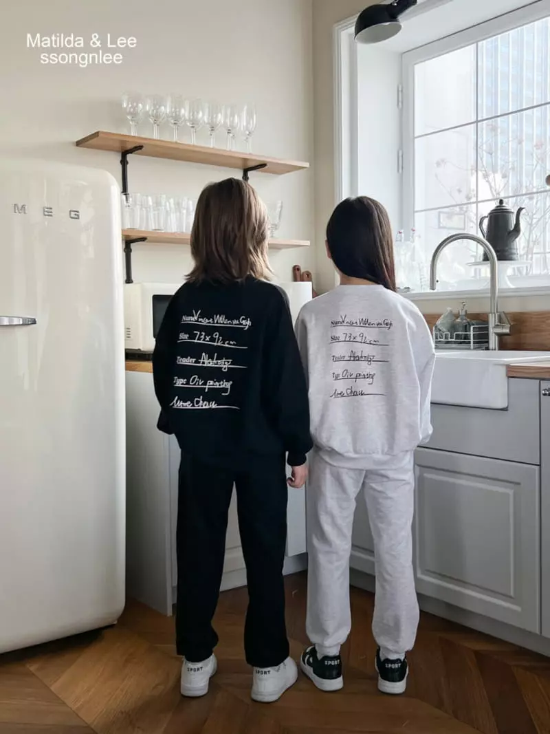 Matilda & Lee - Korean Children Fashion - #childofig - Name Jogger Set - 8