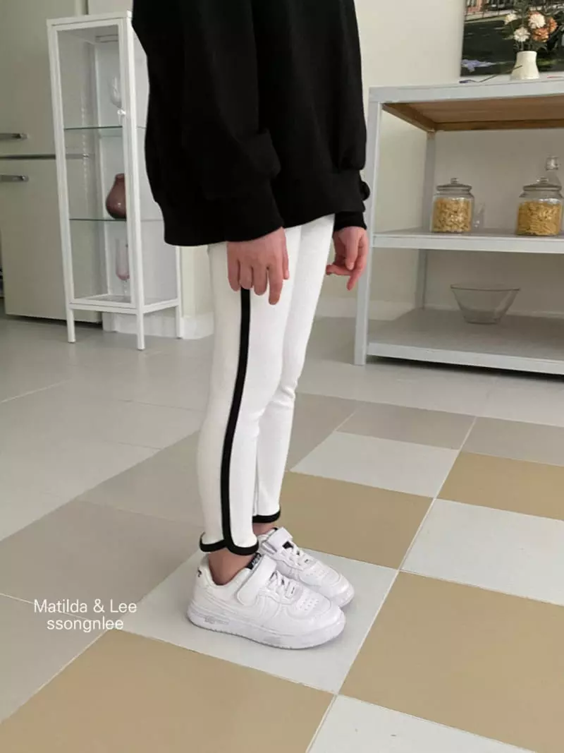 Matilda & Lee - Korean Children Fashion - #childofig - Piping Leggings - 7
