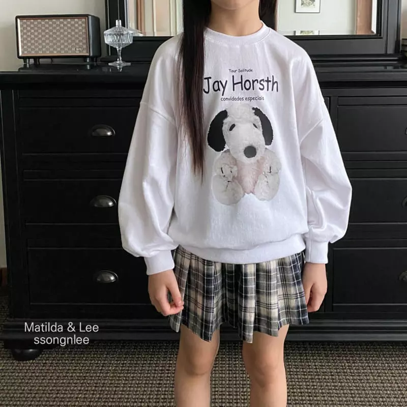 Matilda & Lee - Korean Children Fashion - #childofig - Check Wrinkle Skirt - 4
