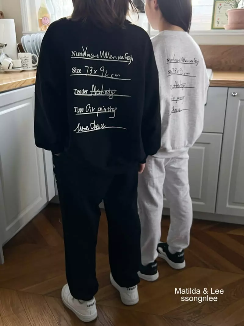 Matilda & Lee - Korean Children Fashion - #childrensboutique - Name Jogger Set - 9